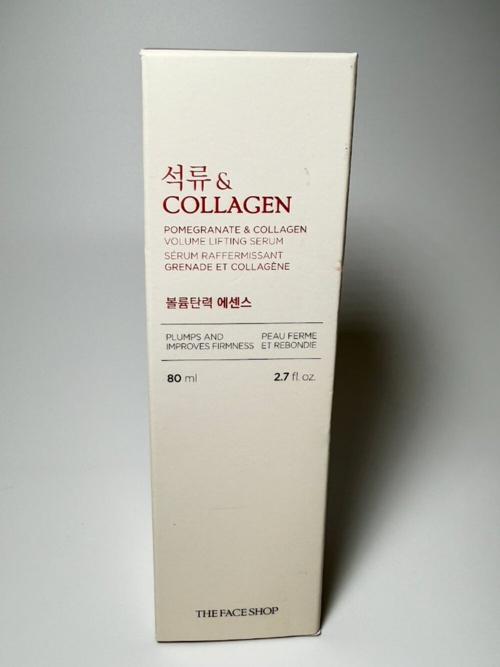 The Face Shop Pomegranate Collagen Volume Lifting Serum NIB Korean Skincare